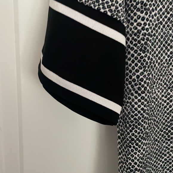 MICHEAL Michael Kors Black White and Gray Dress in Petite Small - Picture 4 of 12